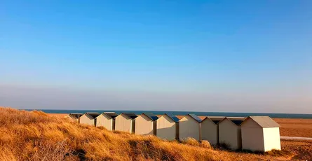 The Famous Beach Cabins of the Côte de Nacre
