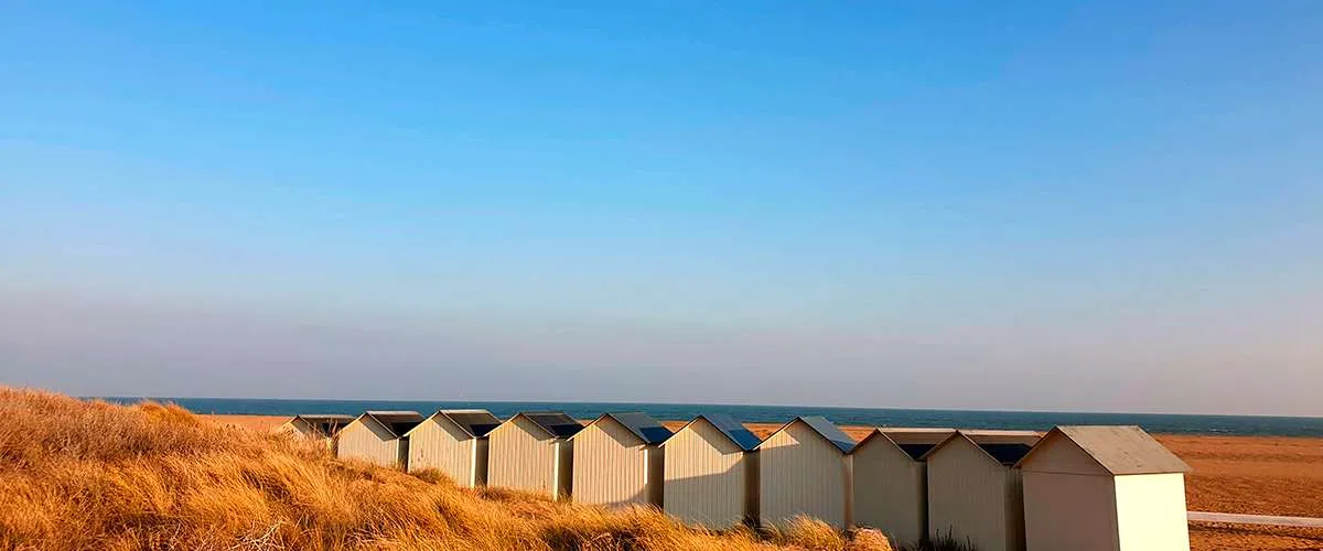 The Famous Beach Cabins of the Côte de Nacre