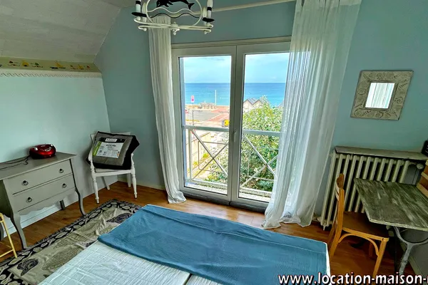 La vue sur la plage depuis la chambre 3