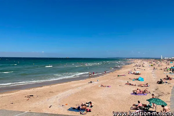 La plage devant la maison