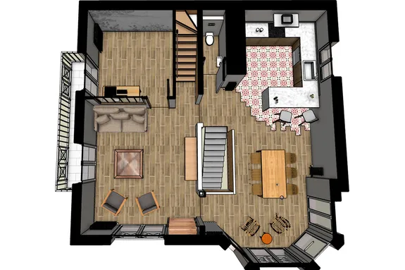 First floor layout
