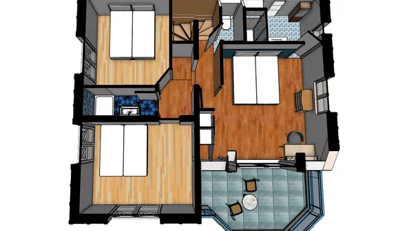 Second floor layout