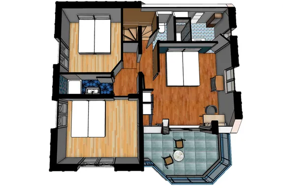 Second floor layout